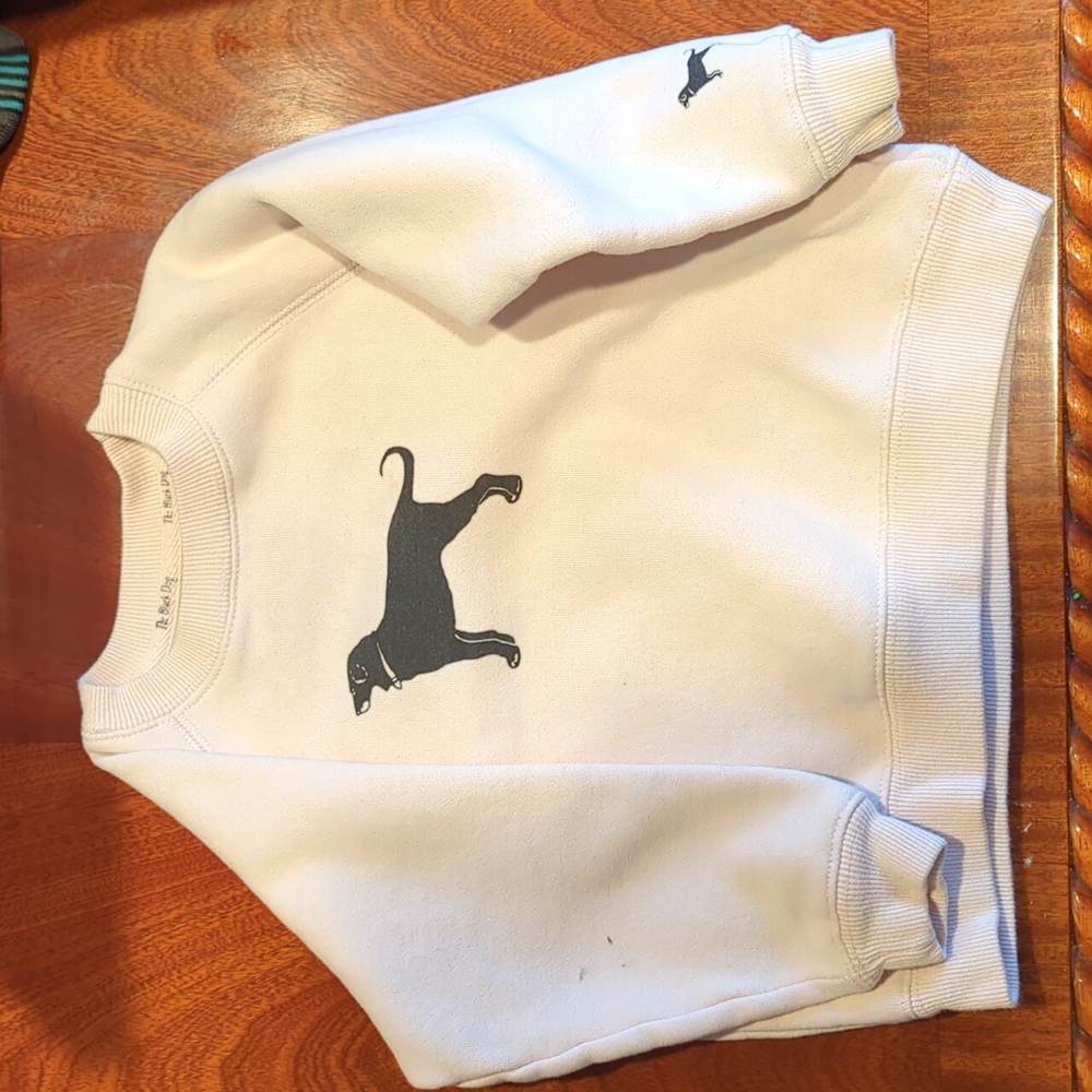 Toddler girl Black Dog sweatshirt